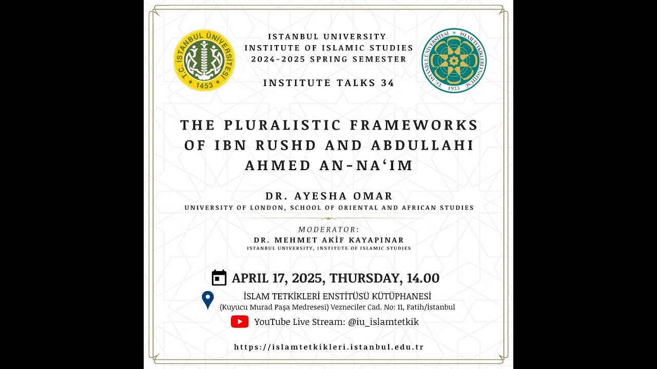 The Pluralistic Frameworks of Ibn Rushd And Abdullahi Ahmed An-Na‘im | Ayesha Omar