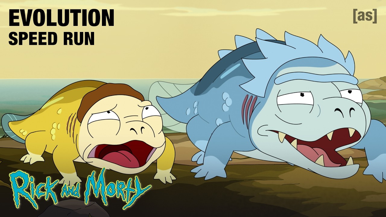 Evolution Speed ​​Run | Rick i Morty | adult swim