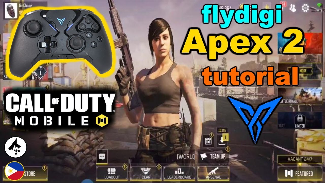 Call of Duty Mobile с использованием Flydigi Apex 2 @Flydigi
