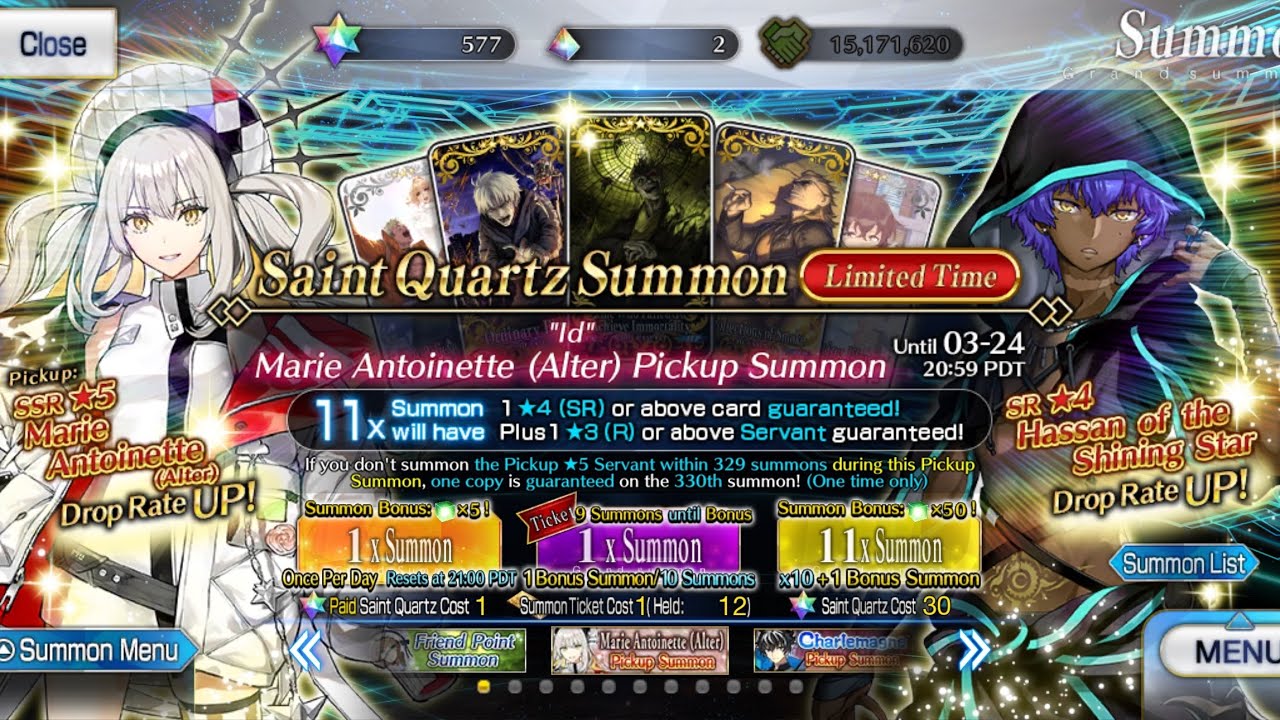 FGO NA Marie Antoinette (Alter) Banner Rolls