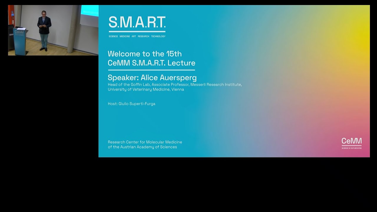 15th CeMM S.M.A.R.T. Lecture with Alice Auersperg