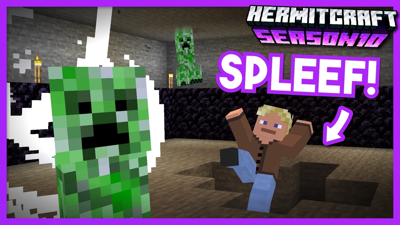 Creeper Spleef!!! - Minecraft Hermitcraft Season 10