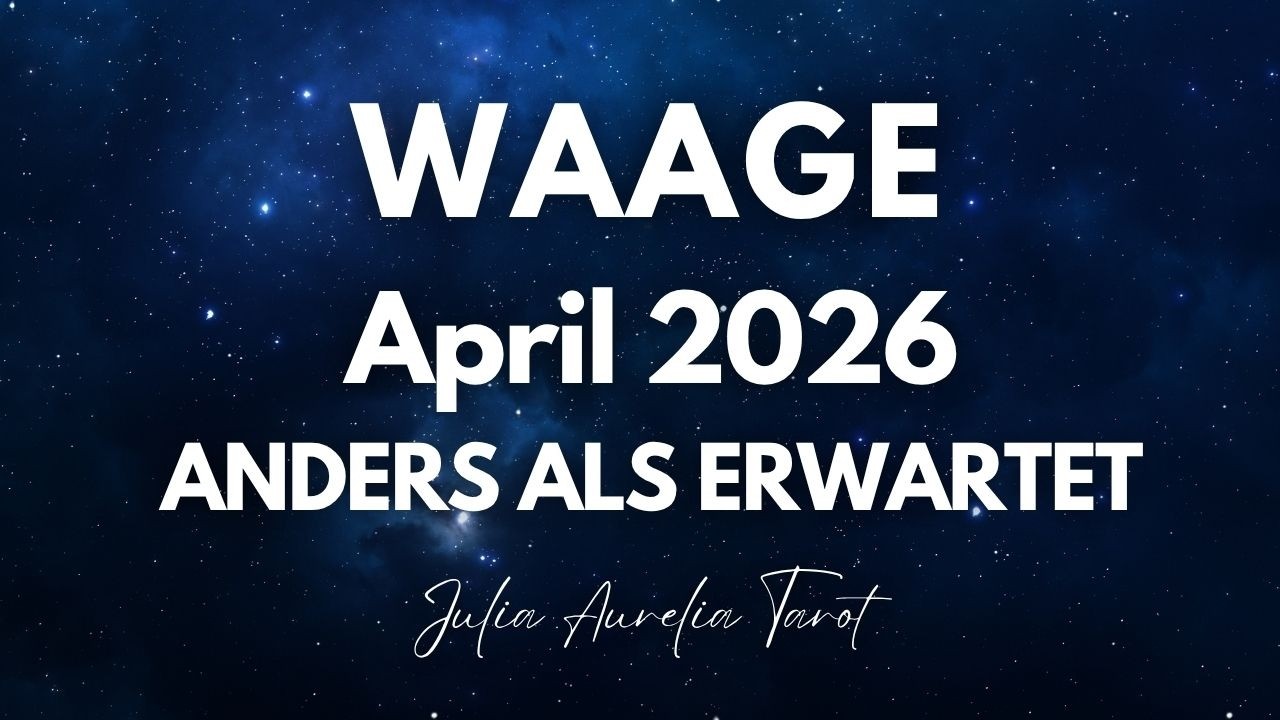 Waage April 2026  | Tarot & Lenormand Monatslegung