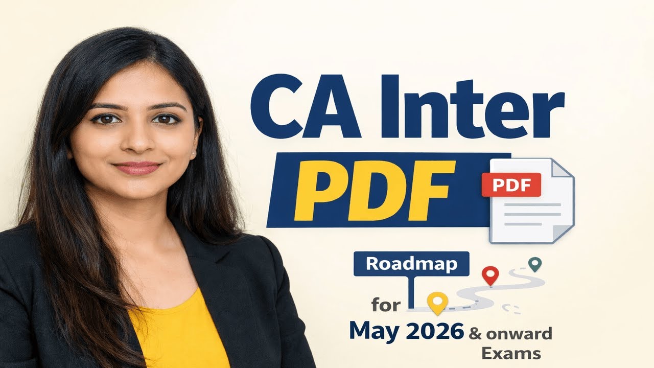 CA Inter May 2026 Strategy + Study Planner PDF | Complete Roadmap 