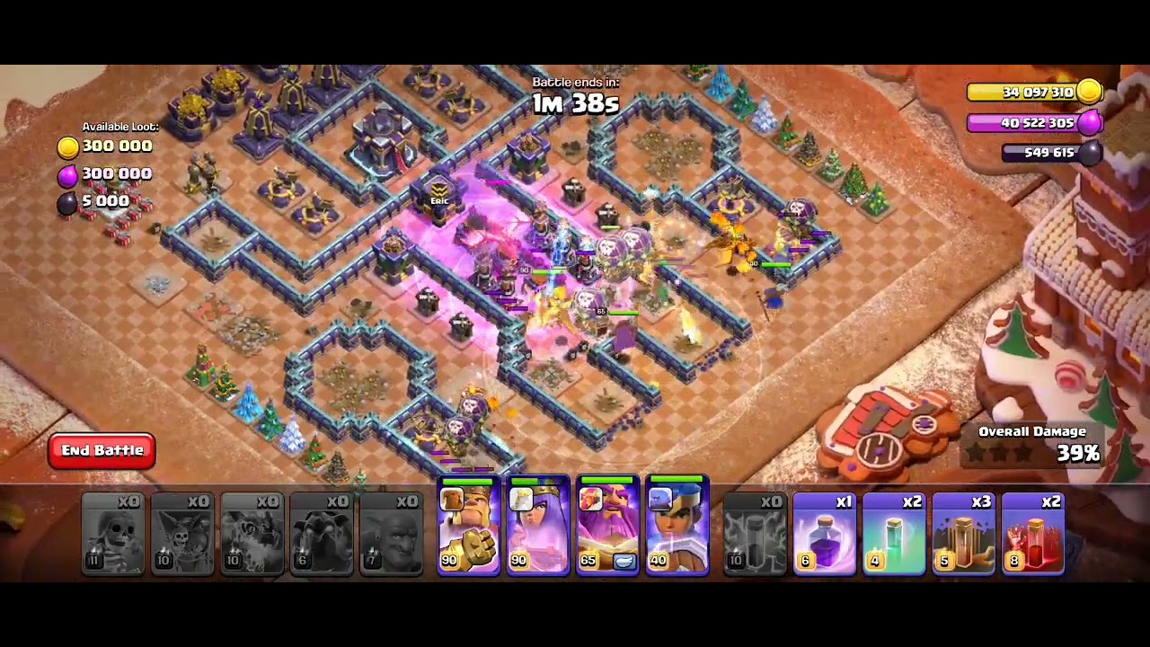 clashmas challenge coc ( new event challenge )