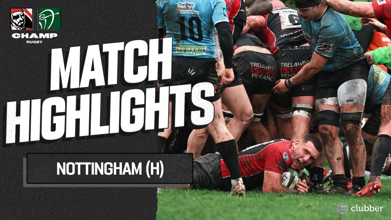 Cornish Pirates v Nottingham  l  Highlights  l  Champ Rugby 25/26