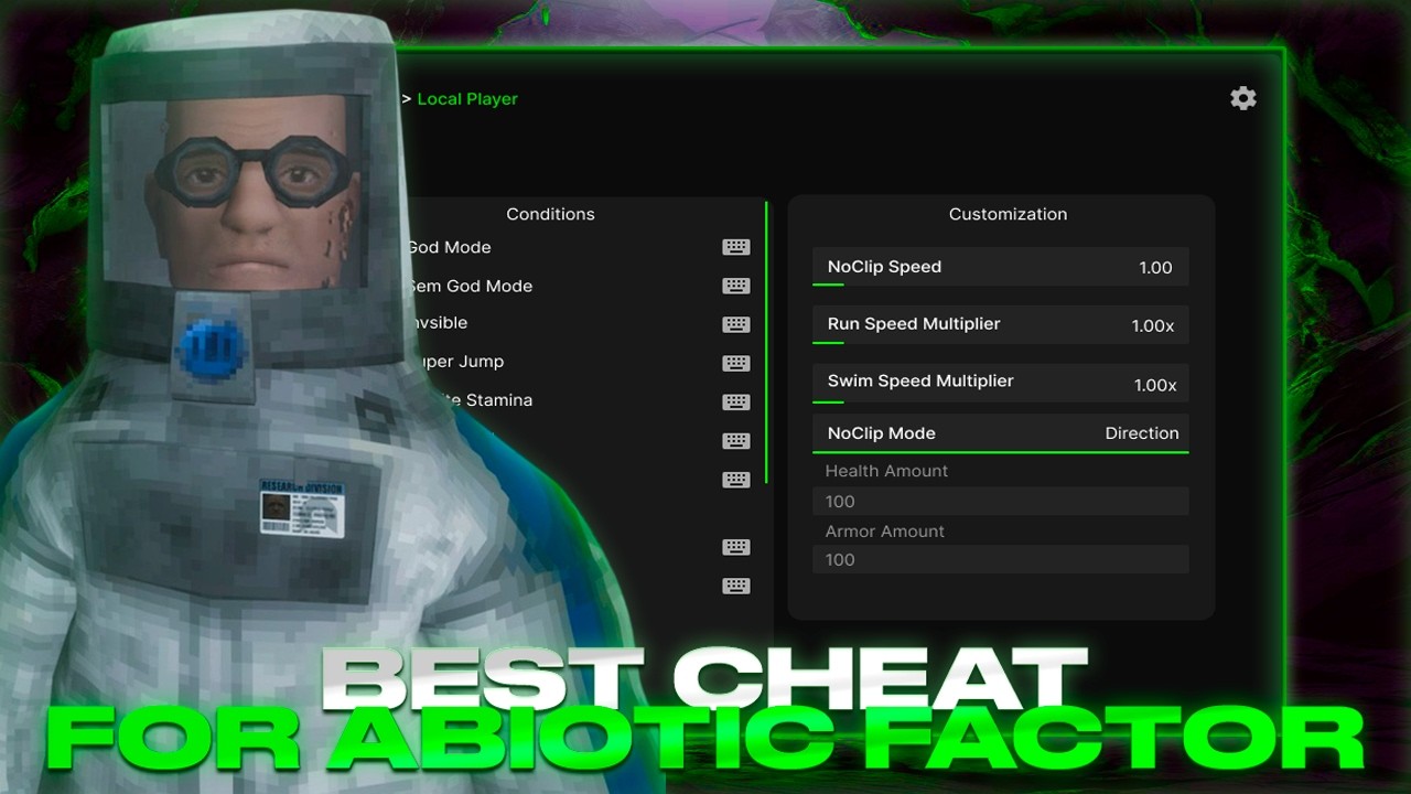 ^^Greated^^ Best Cheat - For Abiotic Factor | Divine Cheat For Abiotic | Many Functions | FREE 100%