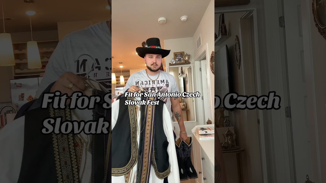 Czexan folk fashion with a country flair 🤠#czexan #czech #kroj #czechfolklore #polka #baile