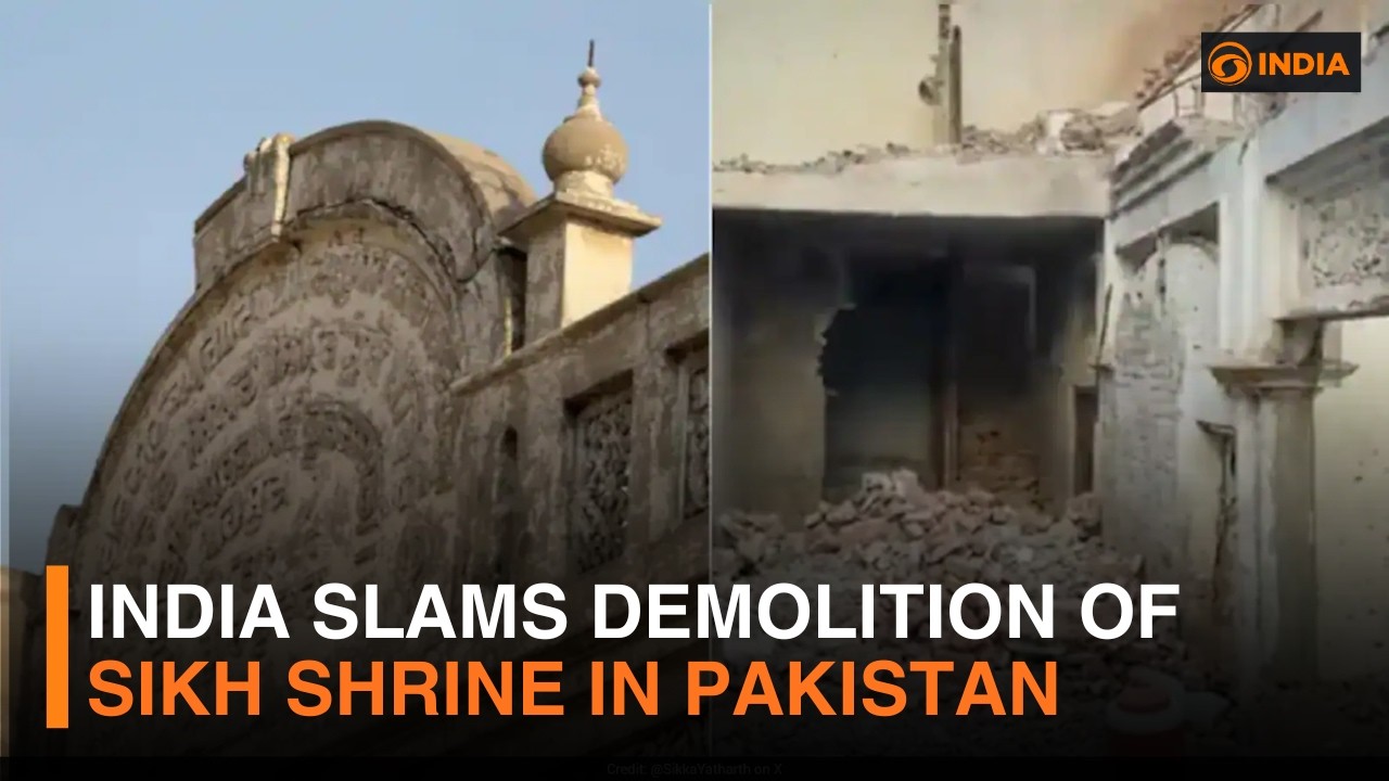 India slams demolition of Sikh Shrine in Pakistan & other latest updates | DD India News Hour