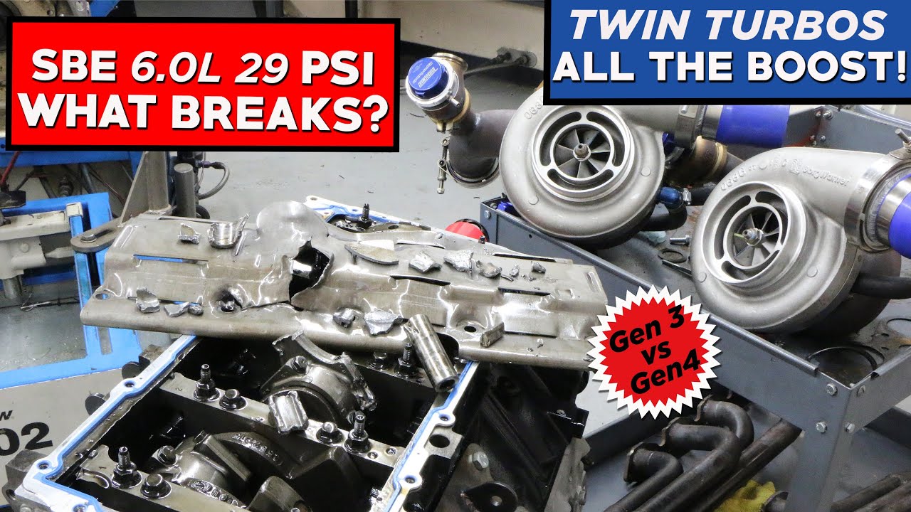 BIG BANG 6.0L LS (GEN 3&4)-SBE-TWIN TURBO-29 PSI! MAX BOOST!