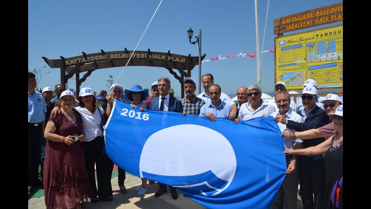 KAYTAZDERE SARALKENT PLAJINA MAVİ BAYRAK