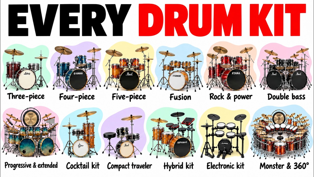 Every Drum Kit Configuration EXPLAINED (in detail)