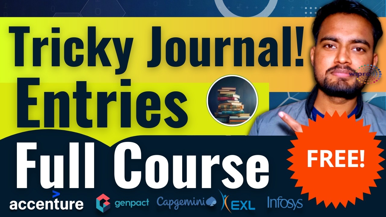 Journal Entries Full Course | Most important Journal Entries Asked in a Interview | Corporate Wala