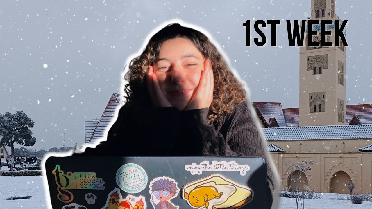 First week of university 2023!!  Al Akhawayn University (grwm, snow, club's fair...)