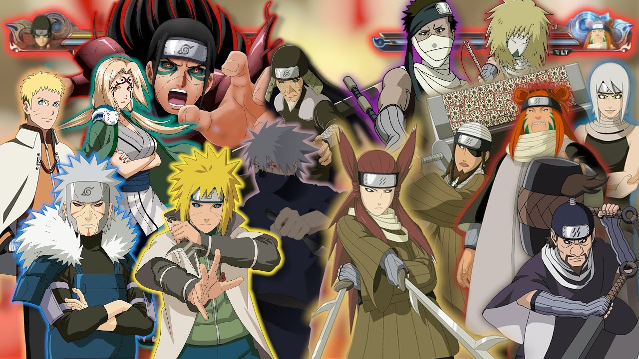 ALL HOKAGES VS 7 SWORD WARRIORS KIRIGAKURE | NARUTO ULTIMATE NINJA STORM 4