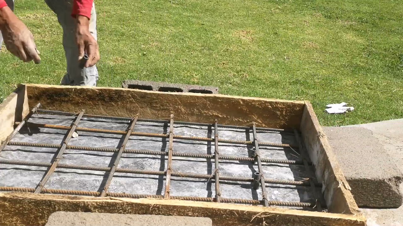 Como hacer una tapa, para caja de revisión.