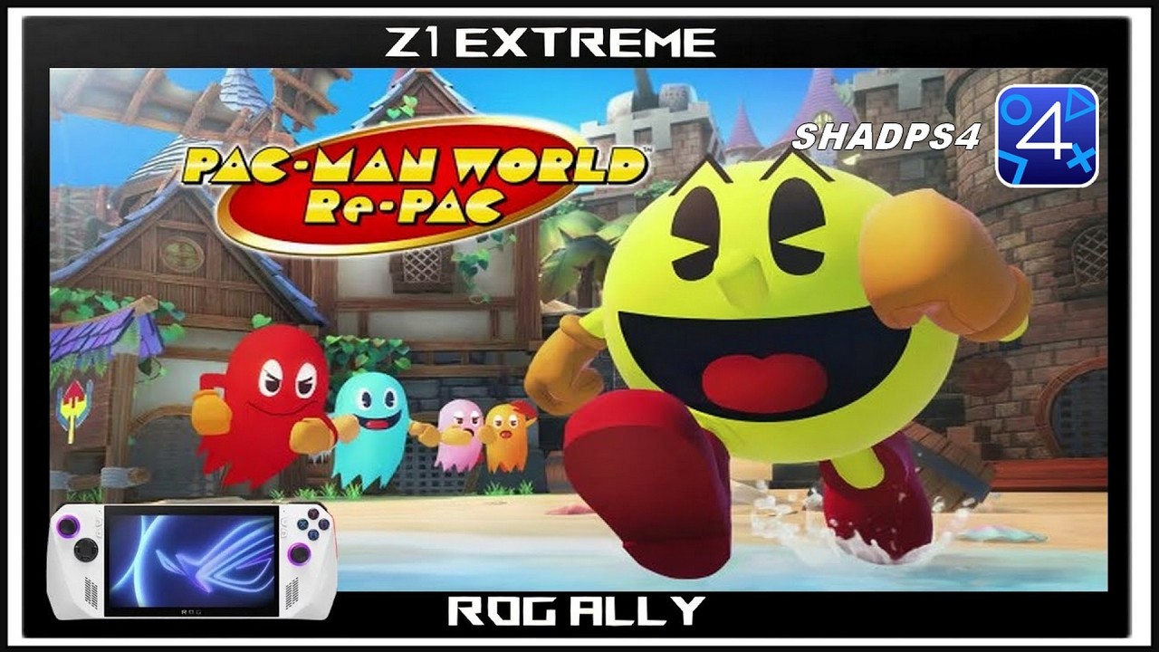 PAC MAN WORLD Re PAC | ShadPS4 v0.11.1 | UP-V01.02 | 30 WATTZ-MOD-TURBO | Asus Rogue Ally Z1 Extrême