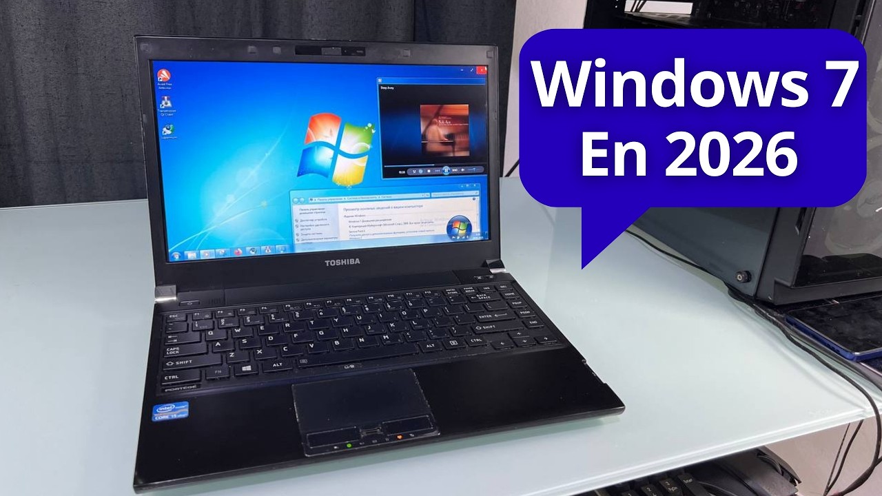 Le Puse Windows 7 en 2026! a una Computadora Vieja | Anda Perfecto pero...😕