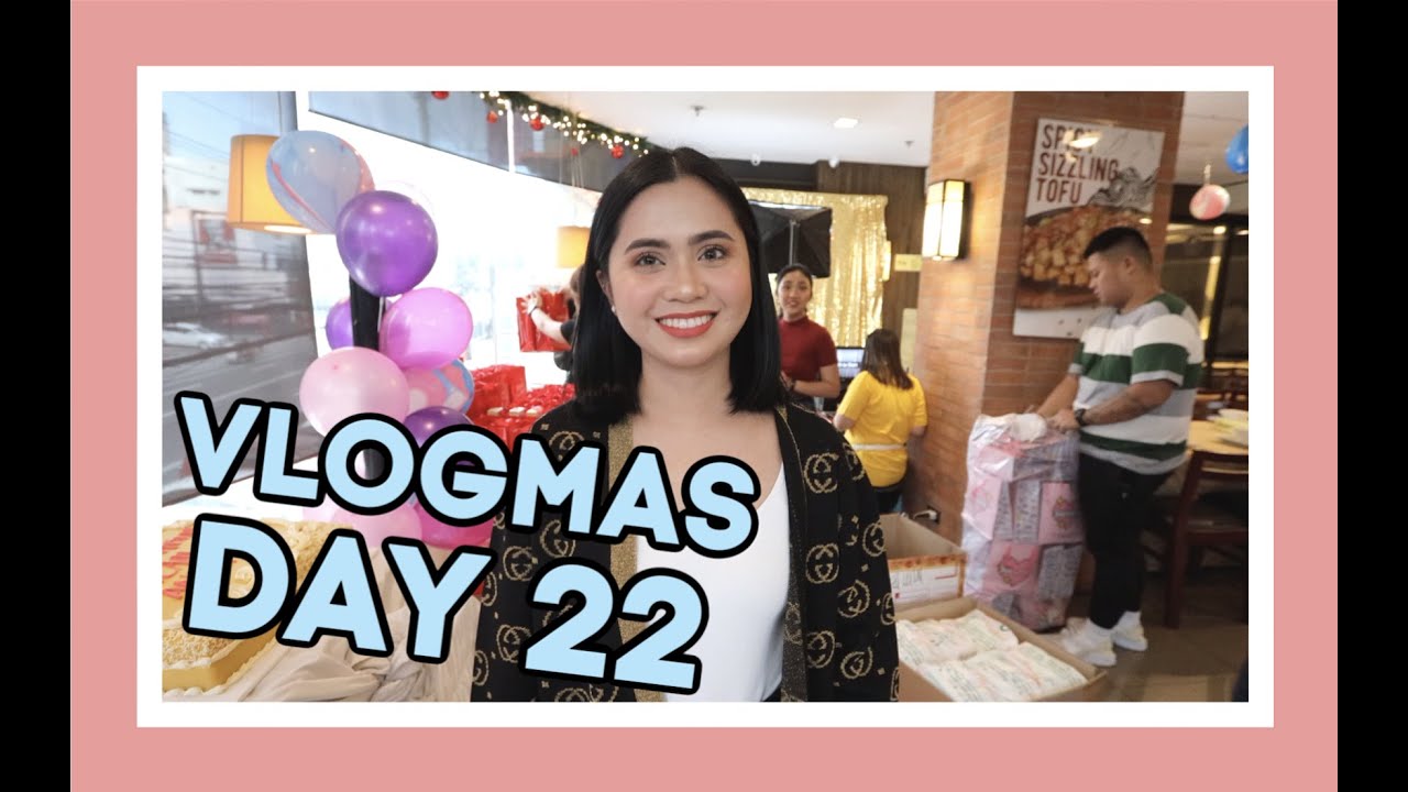 JUST A MASAYANG CHRISTMAS PARTY! (VLOGMAS DAY 22) | Anna Cay ♥
