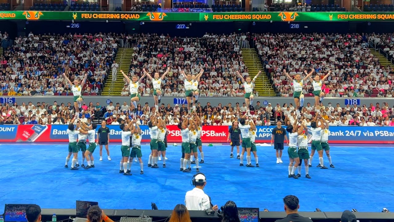 FEU Cheering Squad - 2025 UAAP Cheerdance Competition | CENTER VIEW
