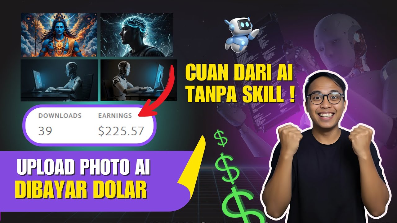 ASLI DIBAYAR DOLAR ! CARA JUALAN FOTO AI UNTUK PEMULA DI ADOBE STOCK - TUTORIAL JUALAN FOTO AI 2026