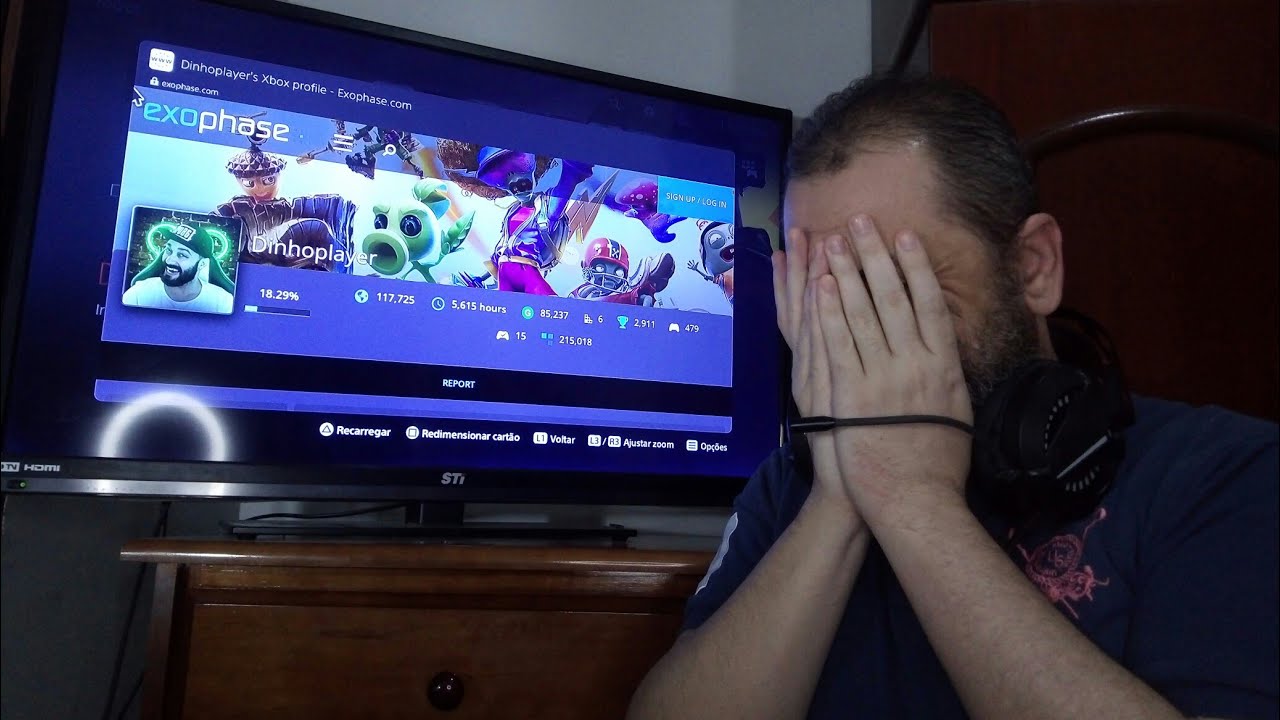 Dinho do canal mais Xbox tendo sua GT analisada. Fraquinho demais!