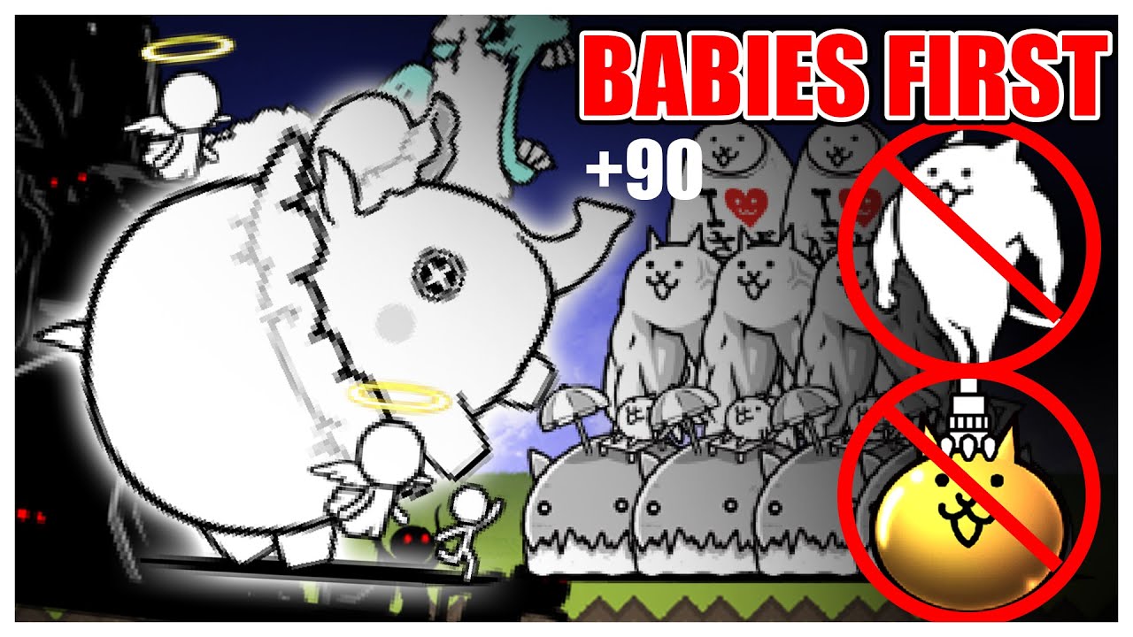 Battle Cats GUIDE | Babies First - [no superfeline, no gacha, +90 normals]