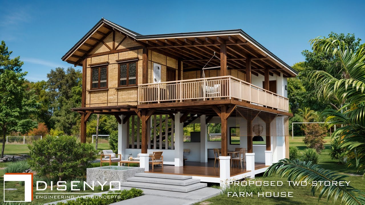 TWO-STOREY FARM HOUSE 84 SQ.M. - DISENYO ENGINEERING AND CONCEPTS