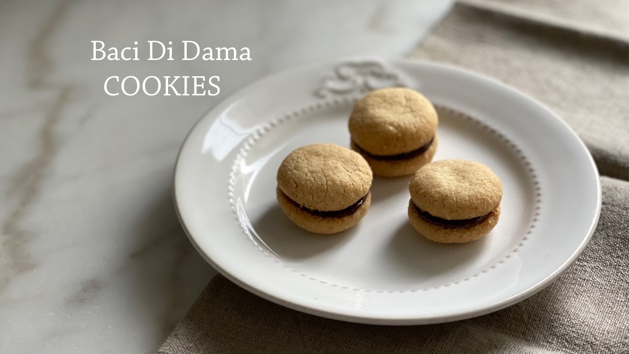 Baci Di Dama Cookie Recipe (Chocolate Hazelnut)