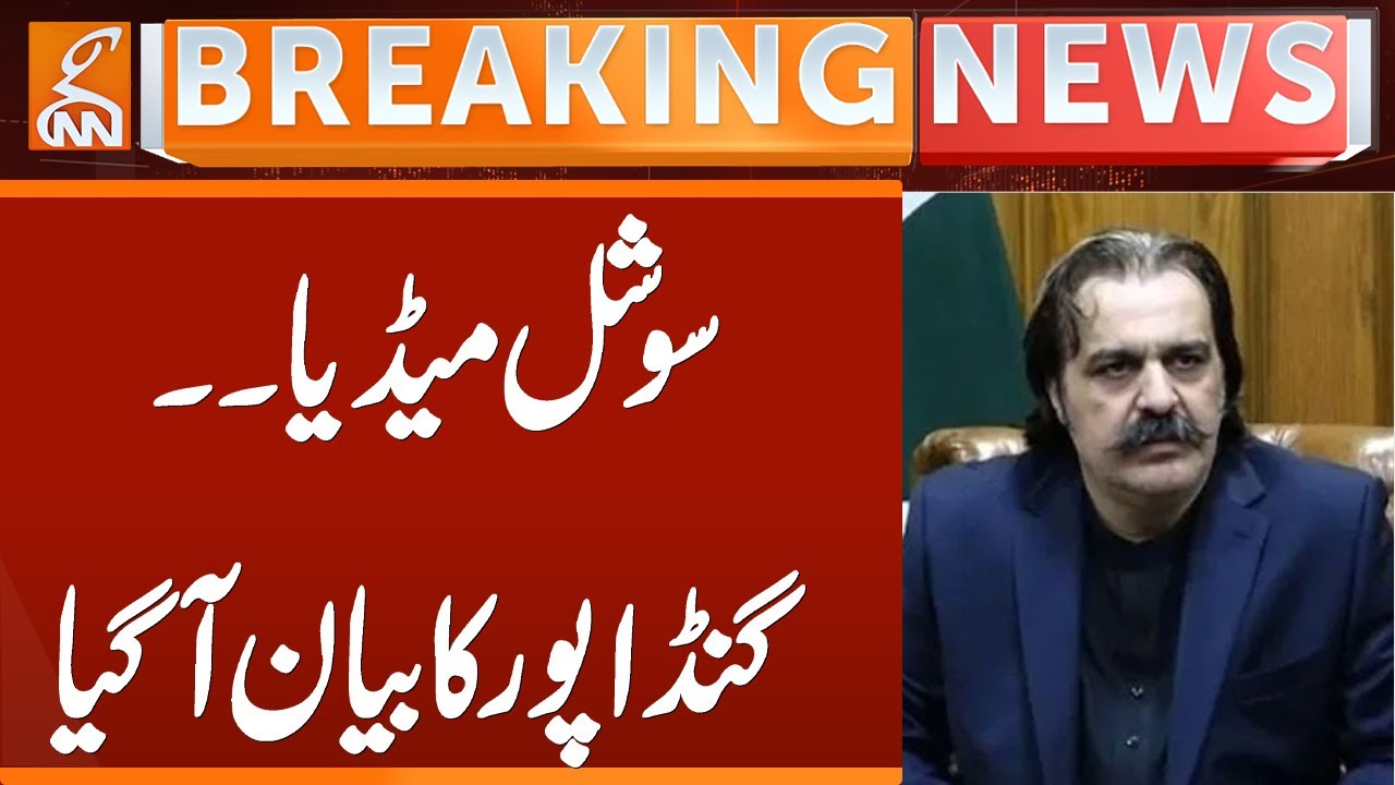 Ali Amin Gandapur Important Statement | Breaking News | GNN