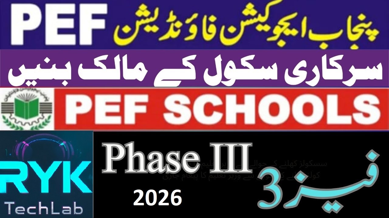 Punjab Public Schools Reorganization Program Phase 3 PSRP Phase 3 Privatization of Govt Schools