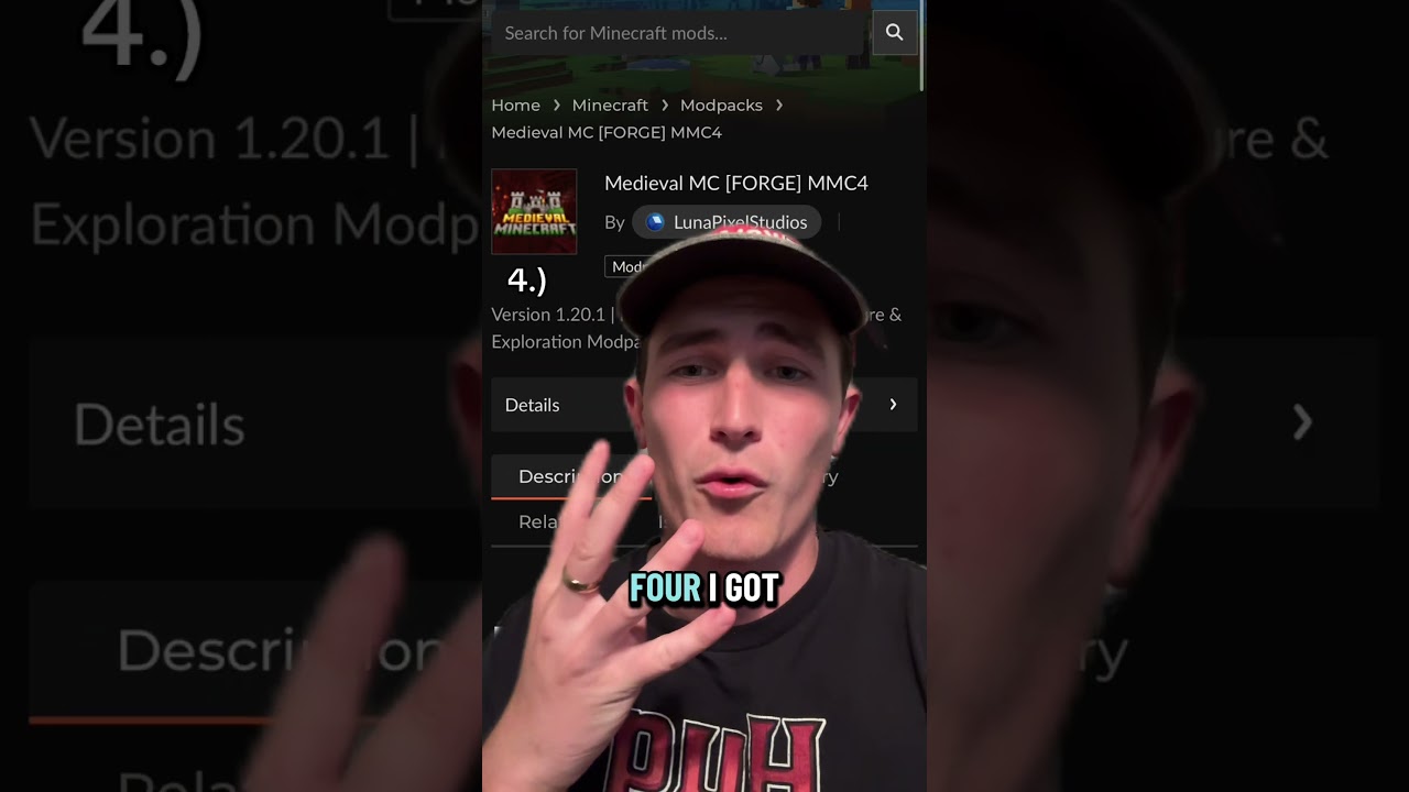 Какой модпак делает Minecraft более средневековым?
