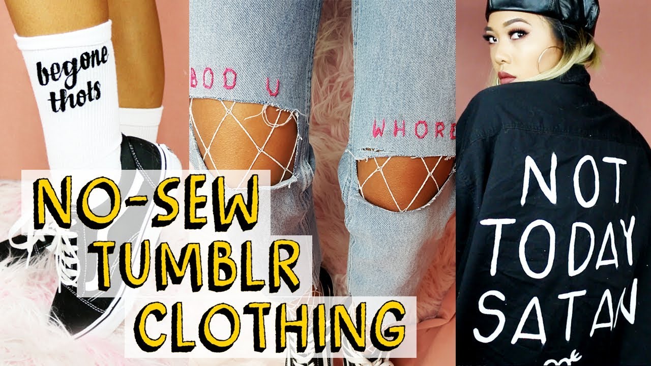 *NO-SEW* BACK TO SCHOOL TUMBLR DIYS FOR THE ANTISOCIAL | DIY | Nava Rose