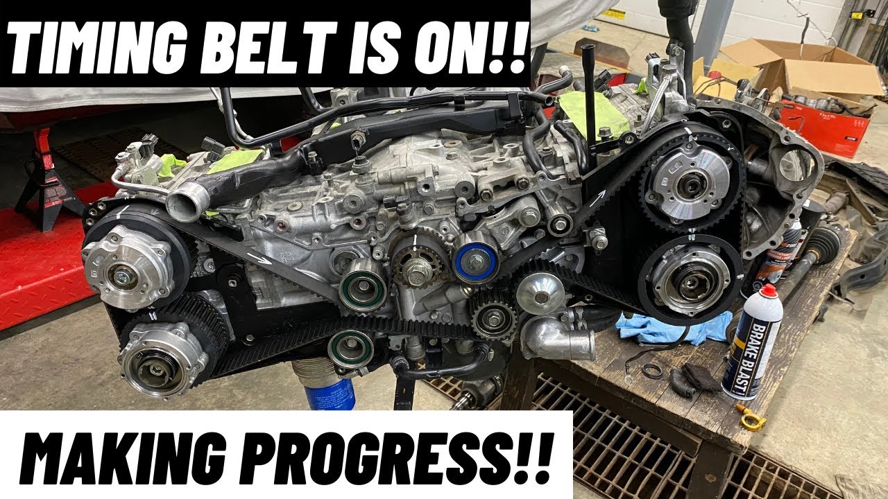 TIMING BELT & FRONT CRANK SEAL REPLACEMENT (STI)