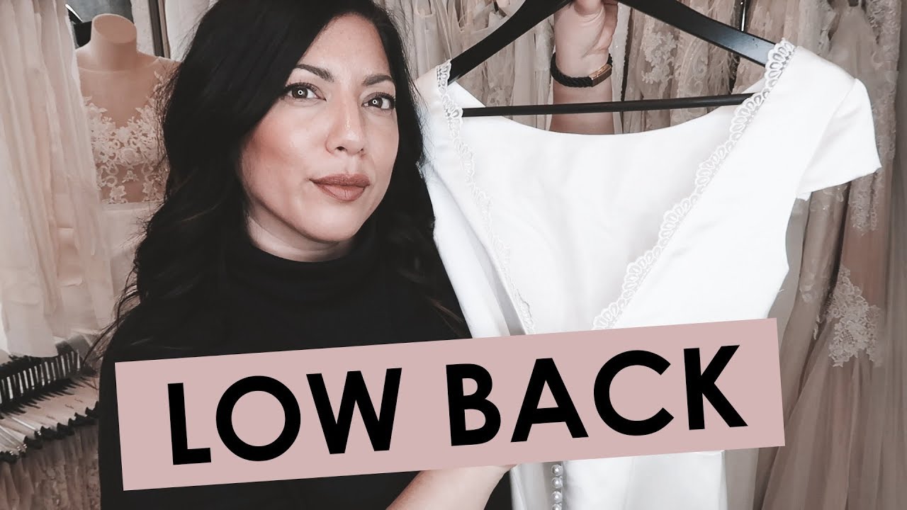 SATIN LOW BACK WEDDING DRESS | Reveal | Naomi Peris Bridal