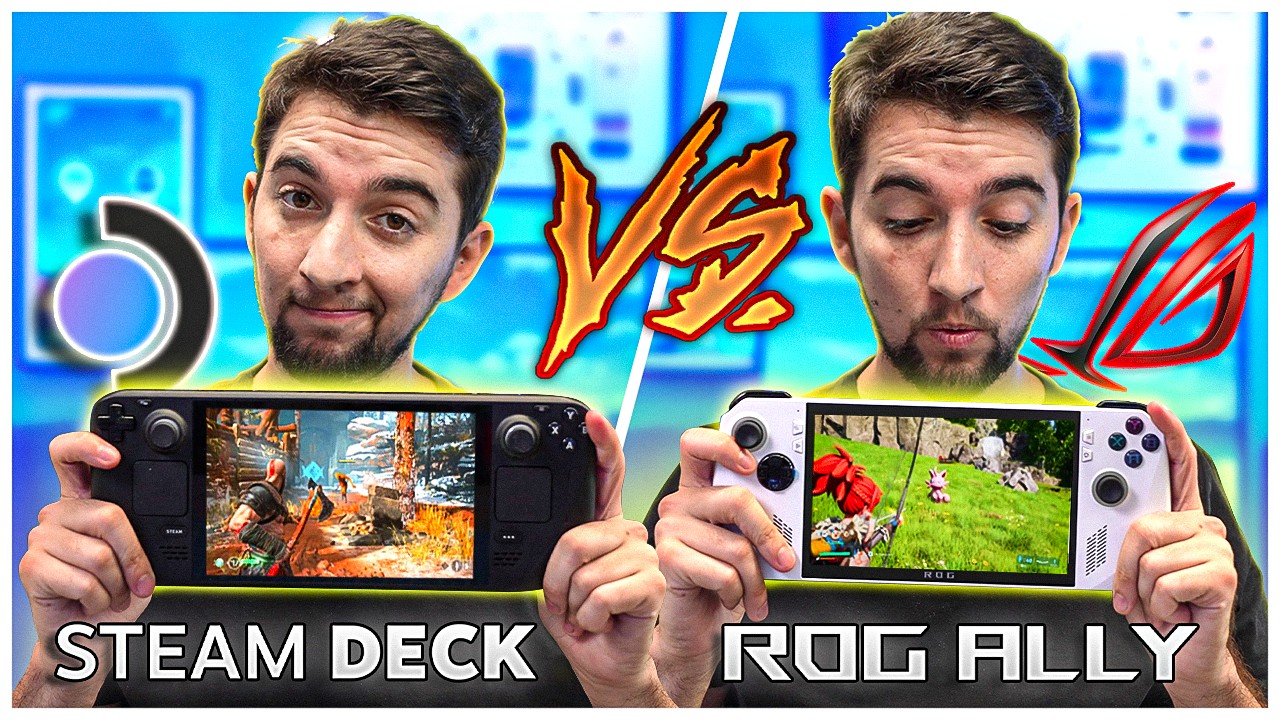STEAM DECK OLED ou ASUS ROG ALLY - QUAL melhor PC GAMER PORTÁTIL?