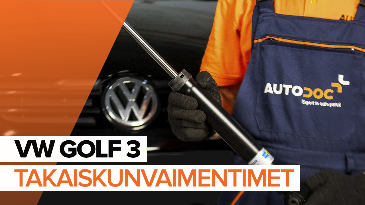 Kako zamenjati zadnji amortizerji na VW GOLF 3 VODIČ | AUTODOC