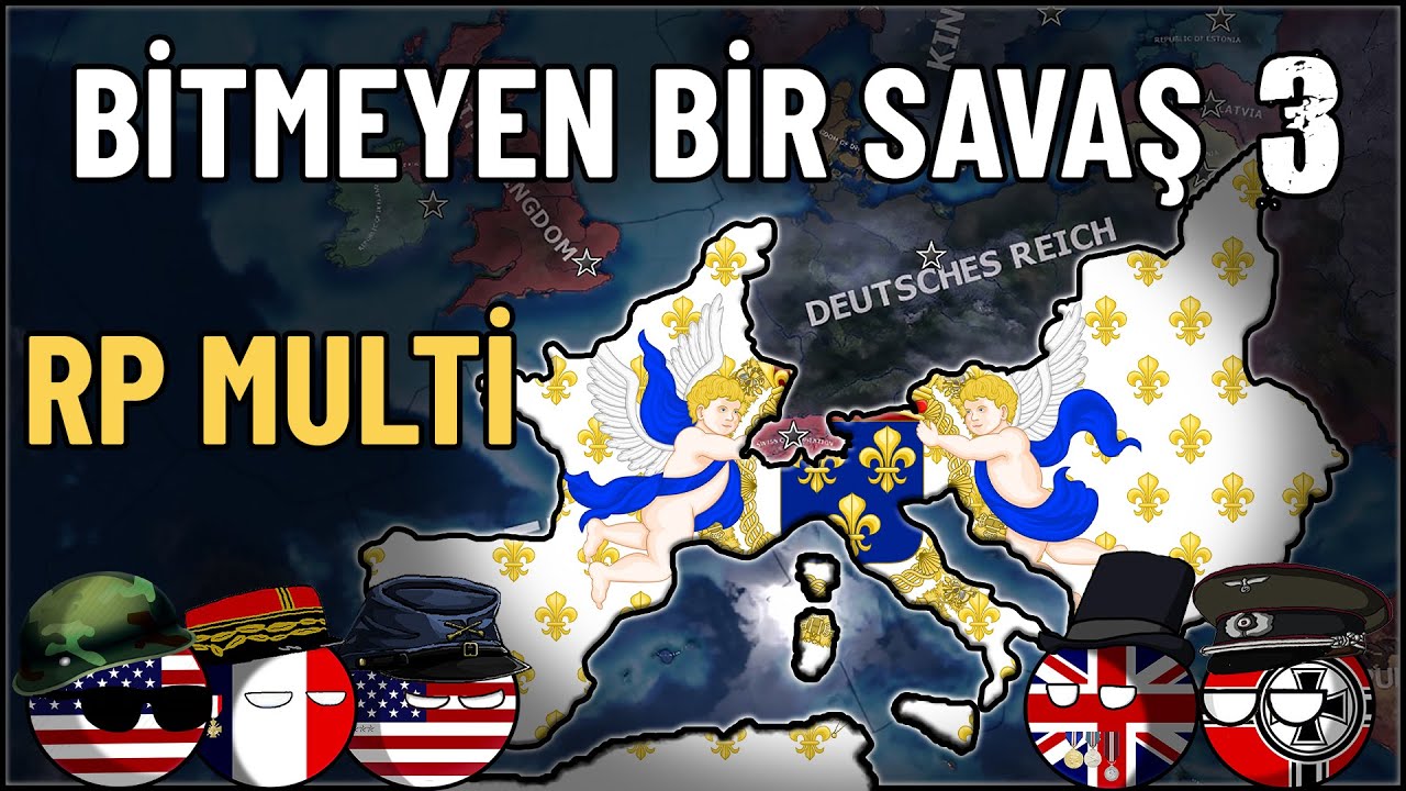 YENİ FRANSIZ HÜKÜMETİ HEARTS OF IRON 4 - MULTIPLAYER FRANSA #3