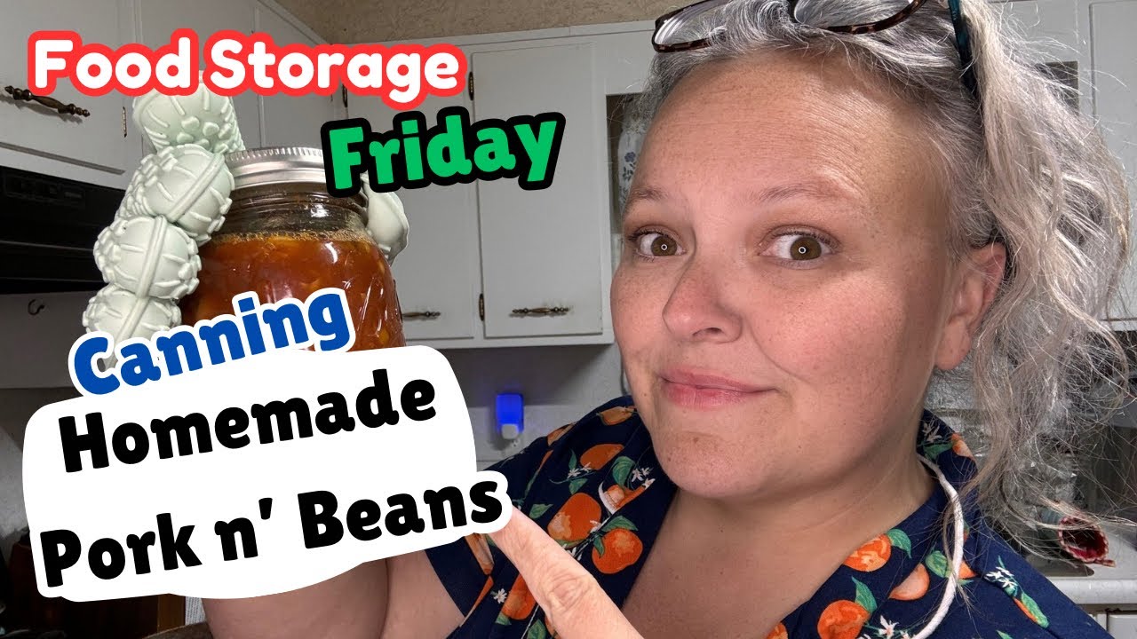 Stocking My Emergency Food Storage || How To Can Homemade Pork n Beans
