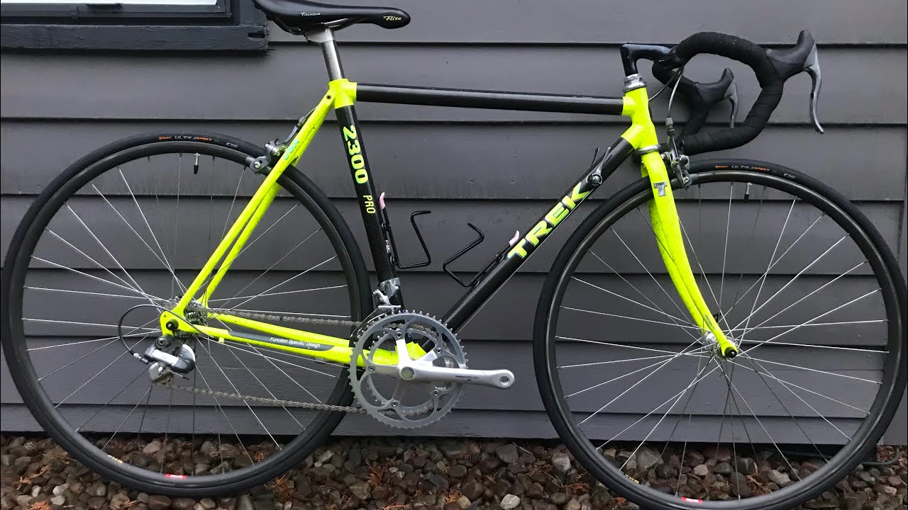 1991 Trek 2300 Pro Vintage Carbon Fiber Road Bike Restoration - Walk Around