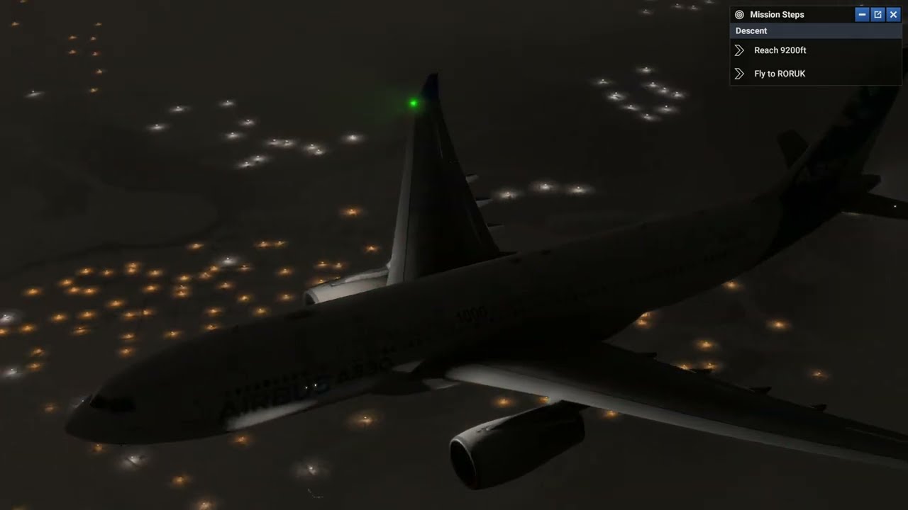 Посадка А330 во Внуково (MSFS 2024) в режиме карьеры