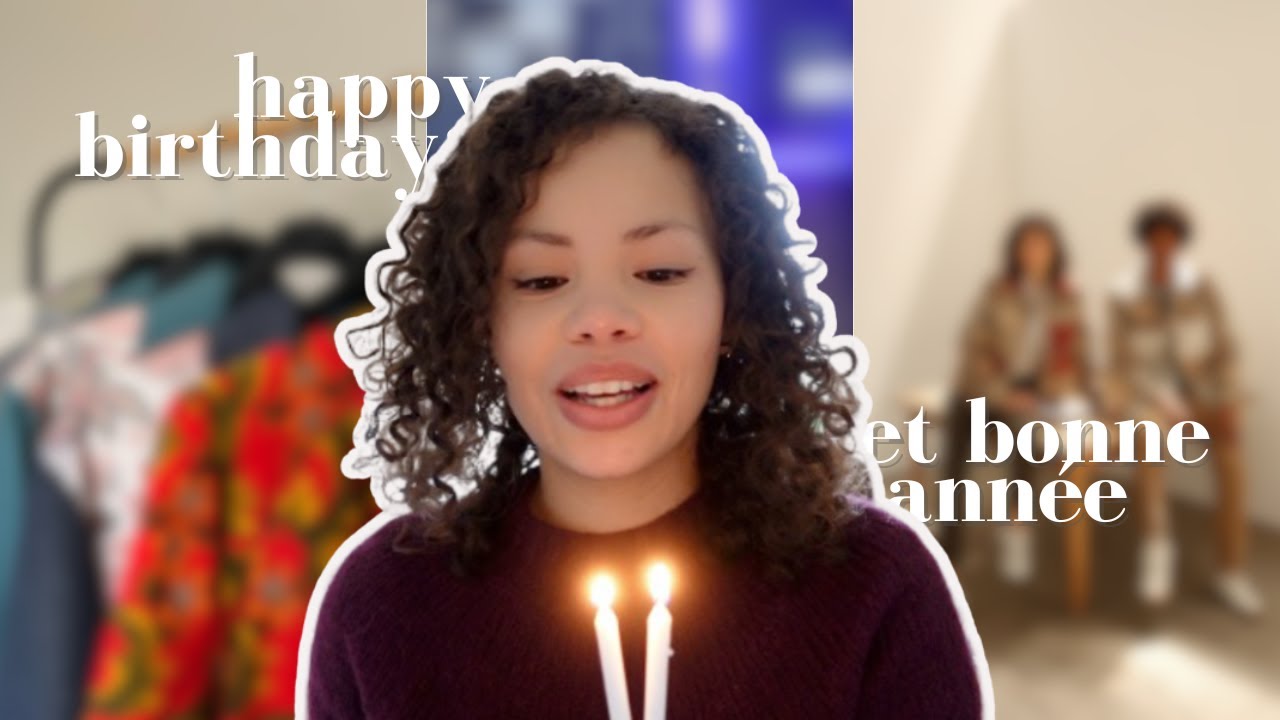 Joyeux anniversaire, et bonne année bien sûr