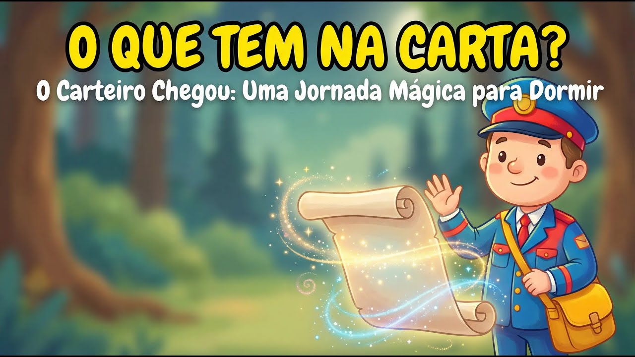 O Carteiro Chegou: Uma Jornada Mágica para Dormir | História Infantil Calma