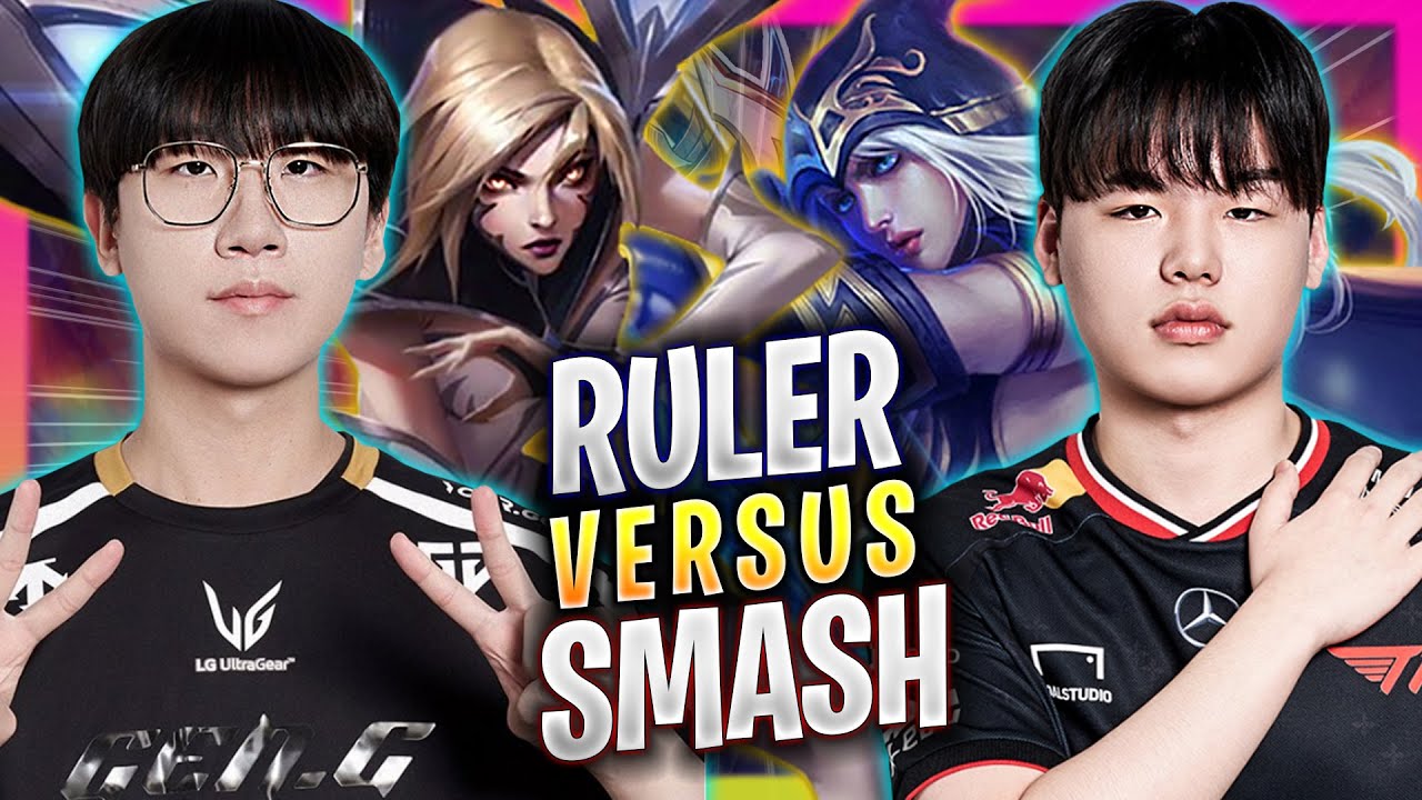 T1 SMASH vs GEN RULER! - T1 Smash Plays Ashe ADC vs GEN Ruler Kai'sa! | Season 2025