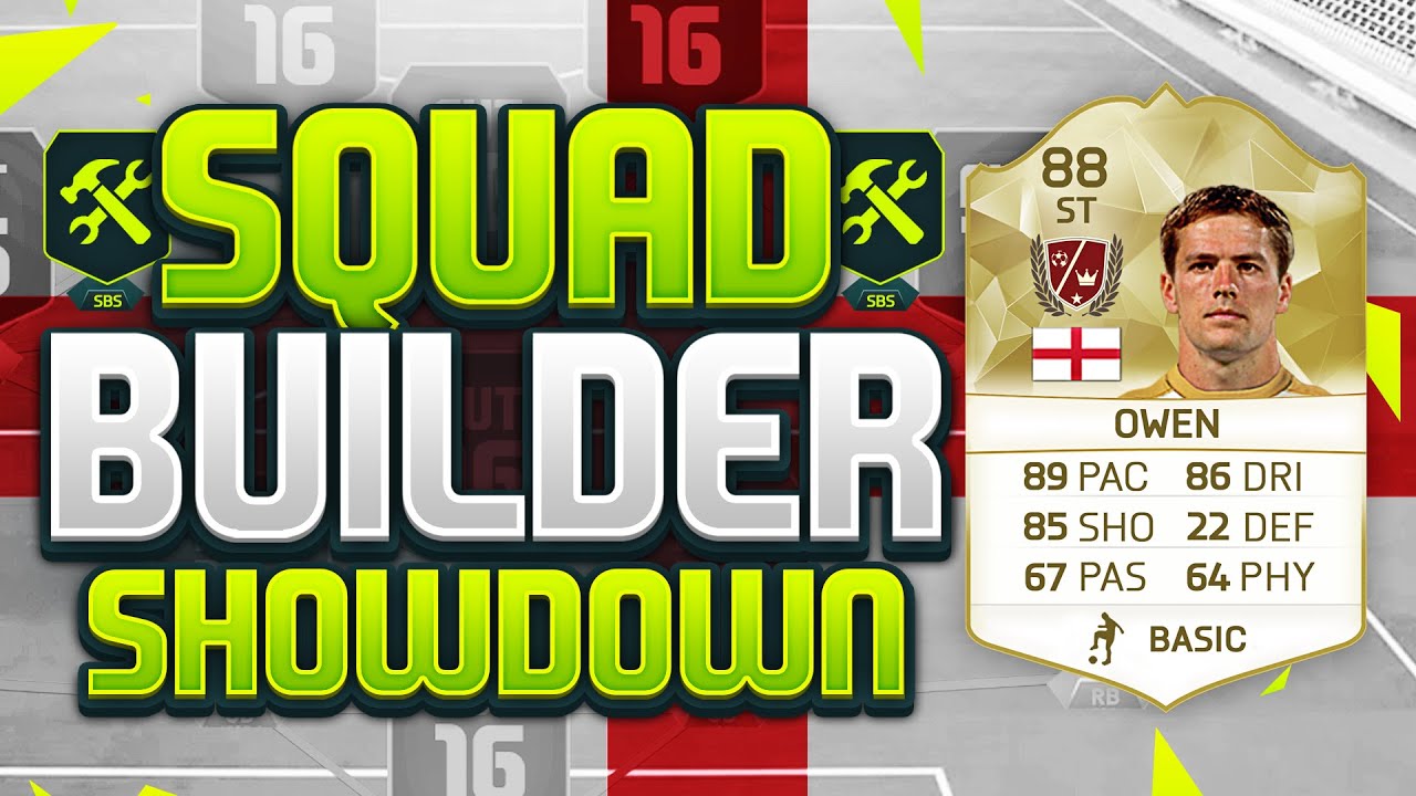 FIFA 16 SQUAD BUILDER SHOWDOWN!!! LEGEND MICHAEL OWEN!!! 88 Rated England Legend Owen
