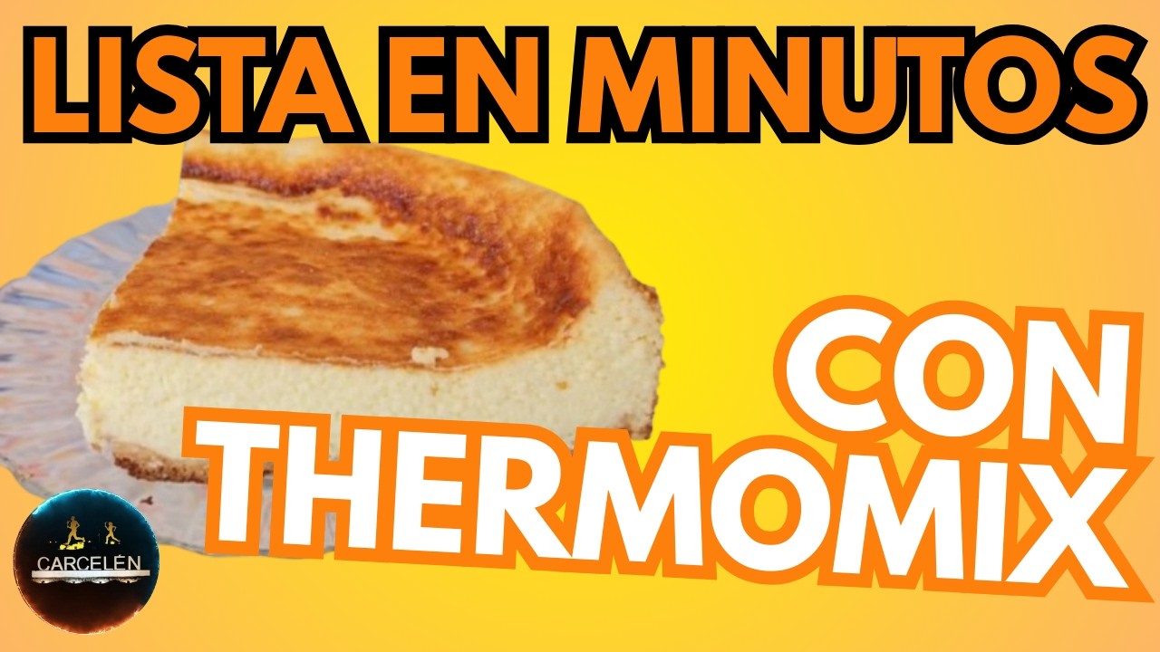 Tarta de queso cremosa con Thermomix | Lista en pocos minutos