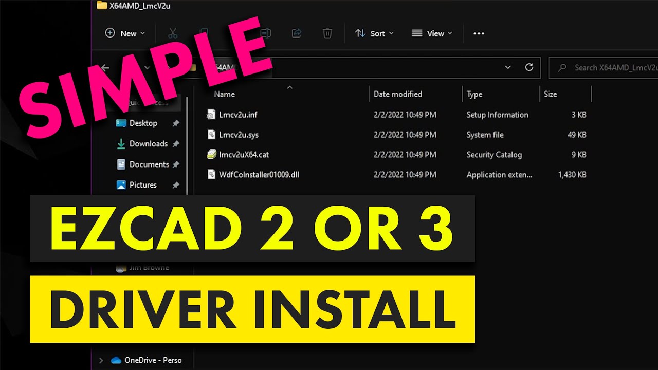 How to Install DRIVERS for Ezcad 2 or Ezcad 3
