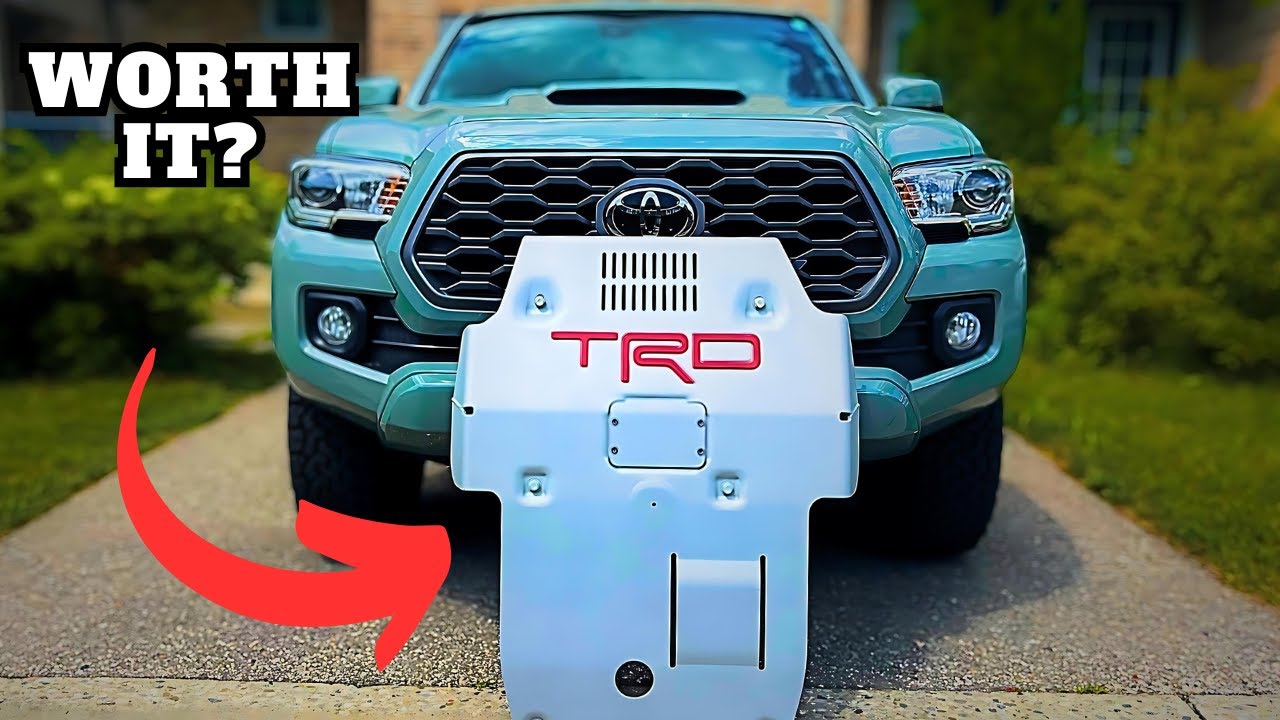 OEM TRD Pro Skid Plate Install on my 2023 Toyota Tacoma