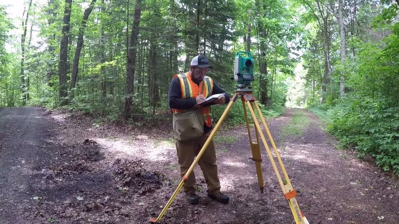 #174 Blazing New Trails! Part 1. Surveying the property lines and boundaries. trail building.