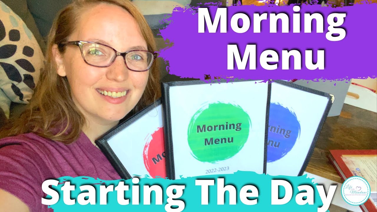 What's In Our Morning Basket? || Morning Menus 2022 Homeschool year